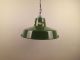 Industrie Fabrik Emaile Lampe Bauhaus Design Loft Industrial Lamp Enamel Shades 1950-1959 Bild 1