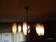 Deckenlampe Deckenleuchte Lampe Spinne Teak Messing Tütenlampe Ära 50er Jahre 1950-1959 Bild 1