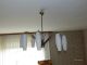 Deckenlampe Deckenleuchte Lampe Spinne Teak Messing Tütenlampe Ära 50er Jahre 1950-1959 Bild 3