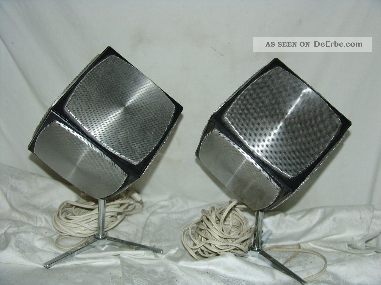 1 Paar Würfellautsprecher Cube Grundig Audiorama 700 Würfelbox Hifi 70ties 1970-1979 Bild