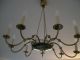 Antik Deckenlampe Lampe Kronleuchter Art Deko 9 Flammig 1920-1949, Art Déco Bild 9