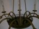Antik Deckenlampe Lampe Kronleuchter Art Deko 9 Flammig 1920-1949, Art Déco Bild 5
