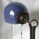 Messing Bronze Tischlampe Mit Blauem Glasschirm Jugendstil / Art Déco 1920-1949, Art Déco Bild 6
