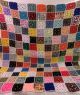 Häkeldecke Häkel Patchwork Decke Überwurf Vintage Rainbow Crochet 130 X 130 1970-1979 Bild 3
