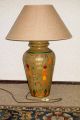 Große Schirm - Lampe 70 Cm Hoch,  Mit ägyptischen Motiven 1970-1979 Bild 1
