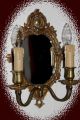 Antike Spiegel - Wand - Lampe,  Kommoden - Leuchte,  Elsass Stil Louis Xiv 1890-1919, Jugendstil Bild 1