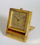Jaeger Swiss Antike Reiseuhr Wecker Vintage Collectors Travellers Clock Rare 1920-1949, Art Déco Bild 2