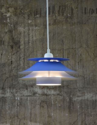 Danish Design Horn Pendant Lamp Pendelleuchte Lampe Vintage 70er 70s Bild