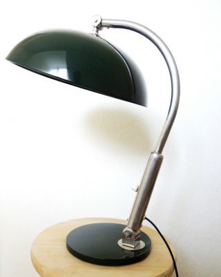 Bauhaus Hala Lampe,  Zeist,  Netherlands Desk / Table Lamp 1940 ' S Art Deco Bild