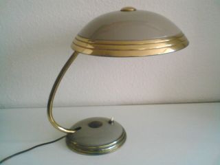 Große Helo Designer Tischlampe Bürolampe Schreibtischlampe Bauhaus 50er Jahre Bild