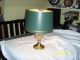 50/er Jahre Messing Tischlampe Schreibtischlampe Banker Lampe Stehlampe Leuchte 1950-1959 Bild 1