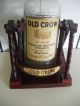 Sammlerstück,  Große Leere Whisky Flasche 3 Ltr.  Mit Einem Kippständer Aus Holz 1970-1979 Bild 5