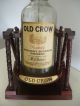 Sammlerstück,  Große Leere Whisky Flasche 3 Ltr.  Mit Einem Kippständer Aus Holz 1970-1979 Bild 6