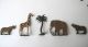 Zinnfiguren - Zootiere,  27 Teile,  Bemalung,  Gr.  Elefant,  Giraffe U.  V.  M. Antikspielzeug Bild 6