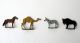 Zinnfiguren - Zootiere,  27 Teile,  Bemalung,  Gr.  Elefant,  Giraffe U.  V.  M. Antikspielzeug Bild 8