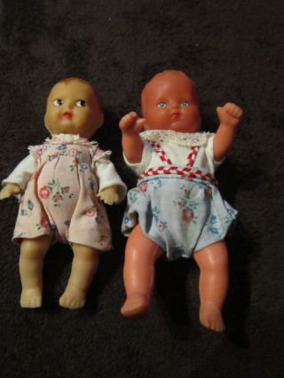 Alte Puppen Puppenhaus Puppe Gefertigt 1945 - 1970 Puppenstubenzubehör Bild