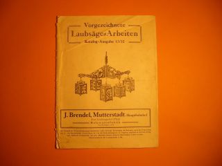 LaubsÄge = Arbeiten Katalog 1932 Mutterstadt Bild