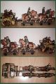 Kutsche Mit Pferdegespann,  Reitern Und Passagieren Elastolin & Lineol Bild 1