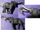 Lineol Elastolin Tiere Konvolut Massefiguren Afrika Elefant Gefertigt vor 1945 Bild 6