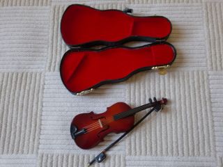 Antikspielzeug Antikes Holzspielzeug Geige Im Geigenkasten Bild