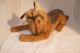 Großer Alter Steiff Schäferhund Arco Liegend,  Ca.  65 Cm Lang Stofftiere & Teddybären Bild 1