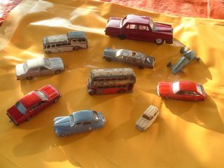 Alte Spielzeug - Autos,  60er Jahre Und älter,  Konvolut,  10 Stück Bild