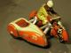 Huki Kienberger Blech Motorrad Gespann Motorradgespann Penny Toy Original, gefertigt 1945-1970 Bild 3