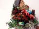 Weihnachtsdeko,  Aufsteller,  Junge Mit Lebkuchen Und Tannenbaum Für Kaufladen 1:12 Kaufmannsläden & Zubehör Bild 4