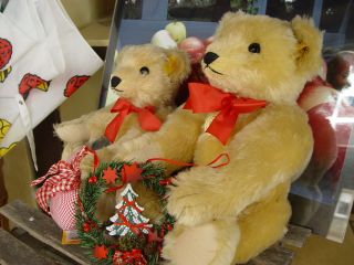 Antikspielzeug Steiff Classic Teddy Bären Weihnachtsgeschenk Dachbodenfund Bild