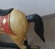 Deko - Schaukelpferd Dekoration Pferd Holzpferd Rustikal Mahagoni Handarbeit Antikspielzeug Bild 3