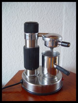 Ama Milano Espresso Latte Coffee Maker Vintage Electric Stainless Steel Italian Bild