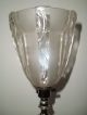 Tischlampe Vernickelt Art Deco Lampe Um 1930 Petitot Glas Antike Originale vor 1945 Bild 4