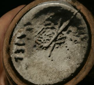 70´s Design Keramik Vase 1304,  Signiert,  Seltenes Dekor,  Ca.  21cm Bild