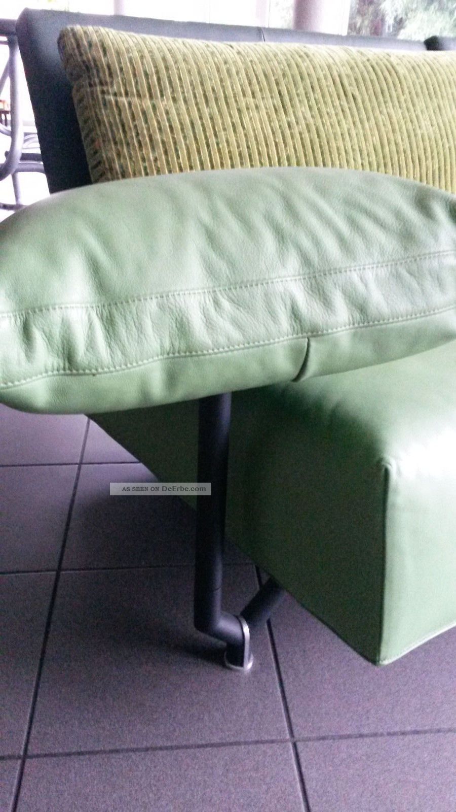 Designercouch Sofa Der Firma Röder (esslingen A. N. ), Halbrund, Grünes