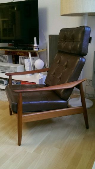 Arne Vodder Fd 164 60s 60er Jahre Teak Easy Arm Chair Sessel France & Son Cado Bild