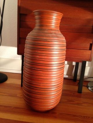 Bodenvase West German Pottery Vase Fat Lava Carstens - Toenishof 7565 - 50 Bild