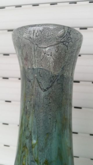 Sehr Seltene Grosse Wmf Ikora Vase Art Deco Glasvase Top Muster Tolle Farben Bild