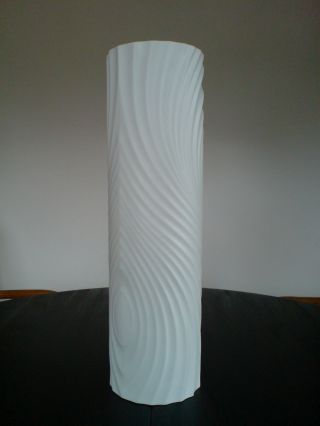 Vase,  Blumenvase,  Bodenvase,  Op Art,  Scherzer,  Porzellan,  Weiß,  50 Cm,  Top Bild