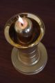 FÖhl Kerzenständer Feder Messing 80er Leuchter True Vintage Candleholder Brasss Design & Stil Bild 3
