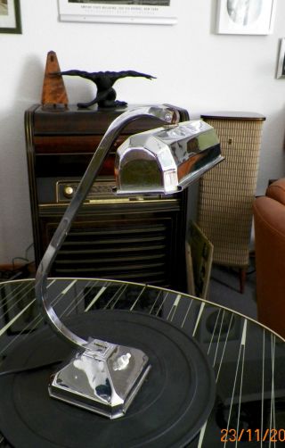 Coole Schreibtischlampe Tischlampe Aus Den 20er Bis 30er Jahren. Bild