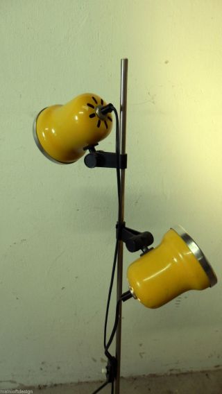 Stehlampe Gelb Retro Kult Vintage Design 70er Jahre Pop Art Spot Lamp Bild