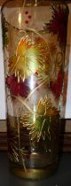2 X Glas - Vase Vasen Herbst Verzierte Schöne Große Glasvasen Ca.  25 Hoch; Ø 10 Dekorglas Bild 3