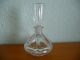 Schlichter Parfumflacon,  Parfümflakon Aus Klarglas Mit Ausgefallenem Stöpsel Glas & Kristall Bild 1