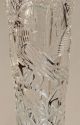 Ausgefallene Vase Bleikristall Motiv Singvogel Auf Zweig Kristall Bild 1