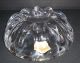 Val St.  Lambert Kristallglas Glas Aschenbecher Schale Fluide Rippen Signiert 1960 Kristall Bild 8