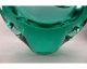 Traumhaft SchÖne Murano Objekt Vase Design Der 60er Jahre In Smaragd - GrÜn Selten Glas & Kristall Bild 2