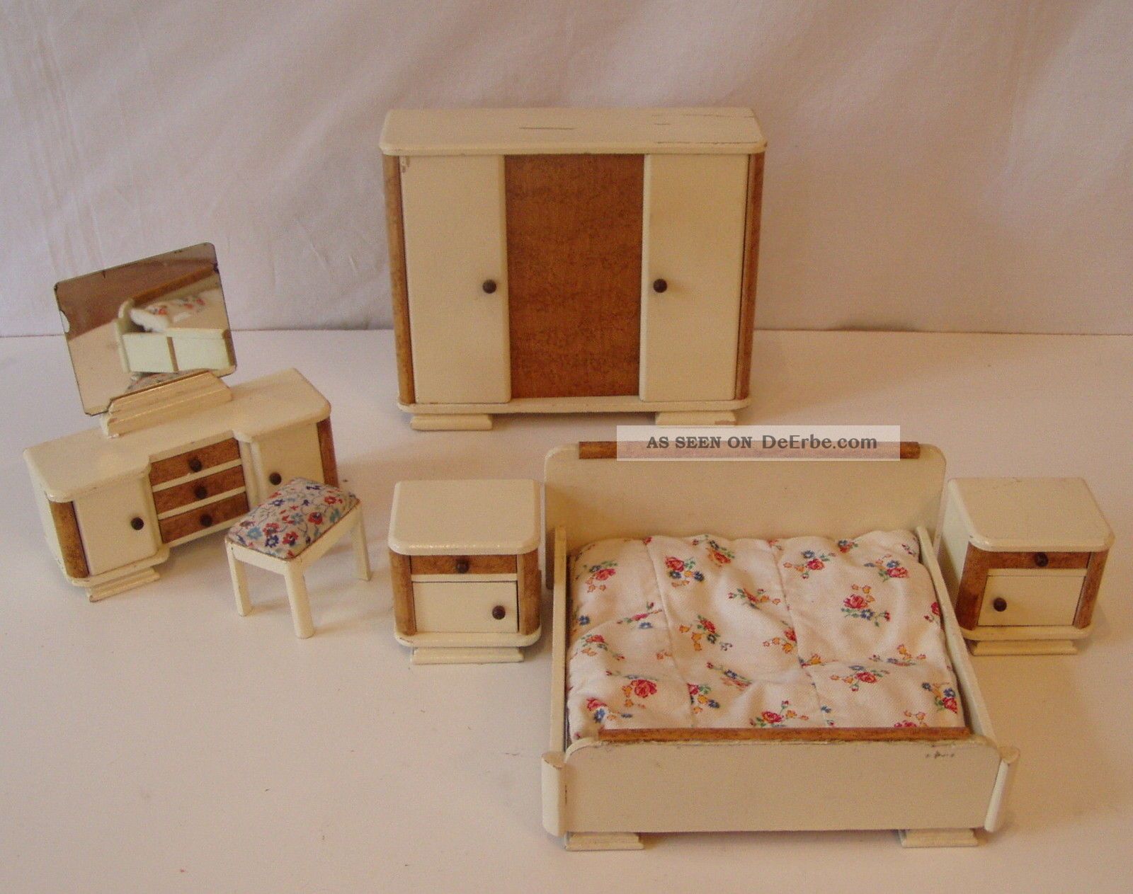 Schlafzimmer mÃbel 30er jahre puppenstube puppenhaus puppenmÃbel Schlafzimmer mobel