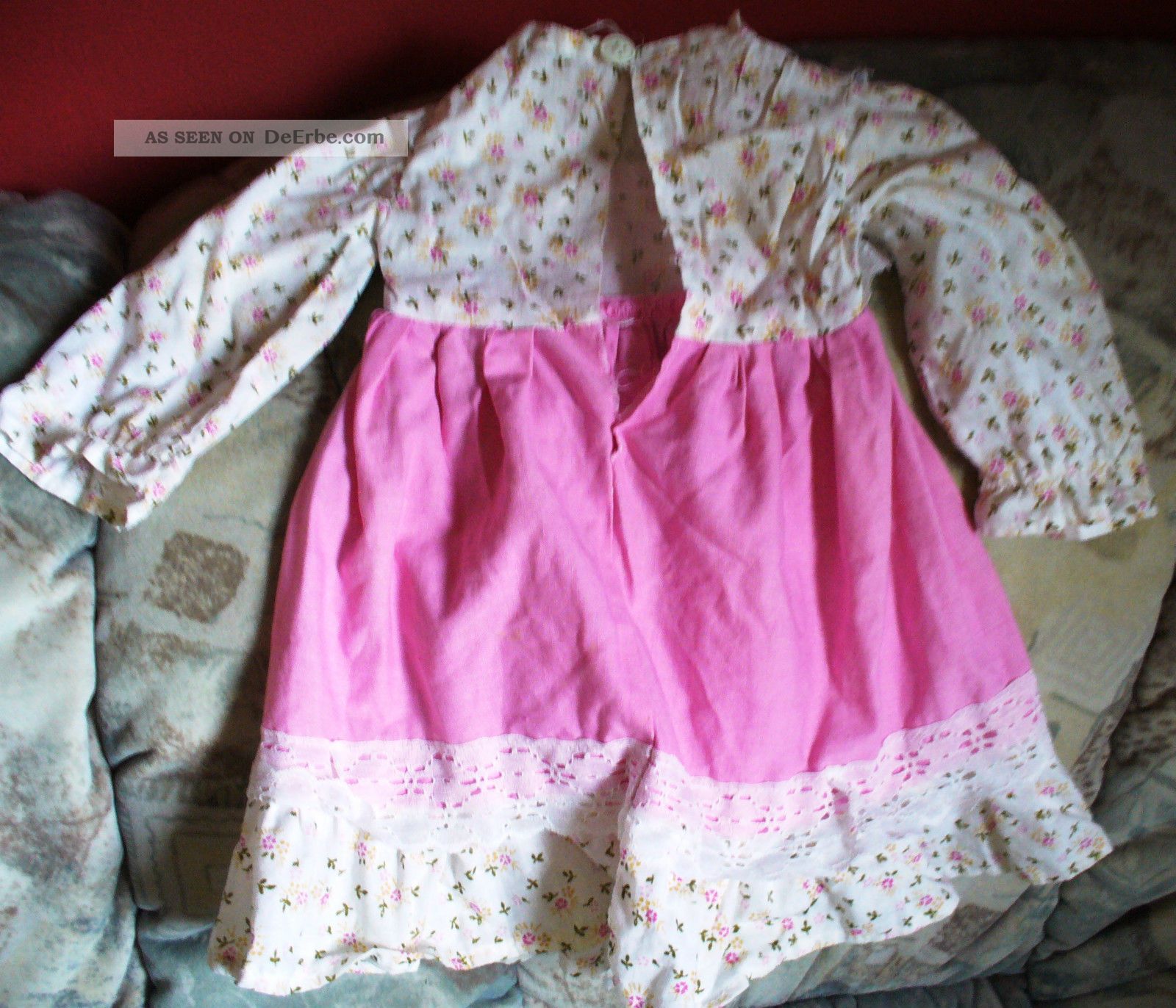 Egmont Toys Puppenkleid Rosa Mit Jacke & Schuhen - Aus Baumwolle, Für Puppen 30-32 Cm, Ab 12 Monate