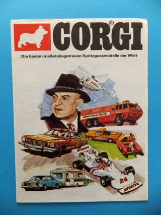 1976 Corgi Katalog Prospekt 8 Seiten Mit Kojak Buick Als Neuheit Modell Auto Bild