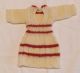 Handgestricktes Puppenkleid,  Strickkleid Für Kleine Schlanke Puppe,  32 - 35 Cm Original, gefertigt vor 1970 Bild 1